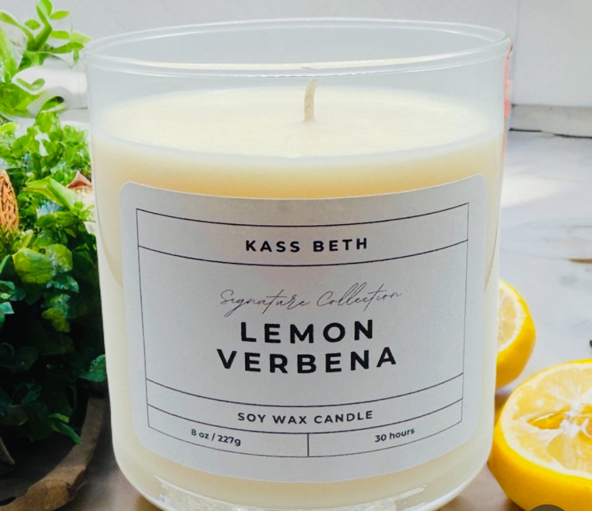 Lemon Verbena Soy Candle 8oz