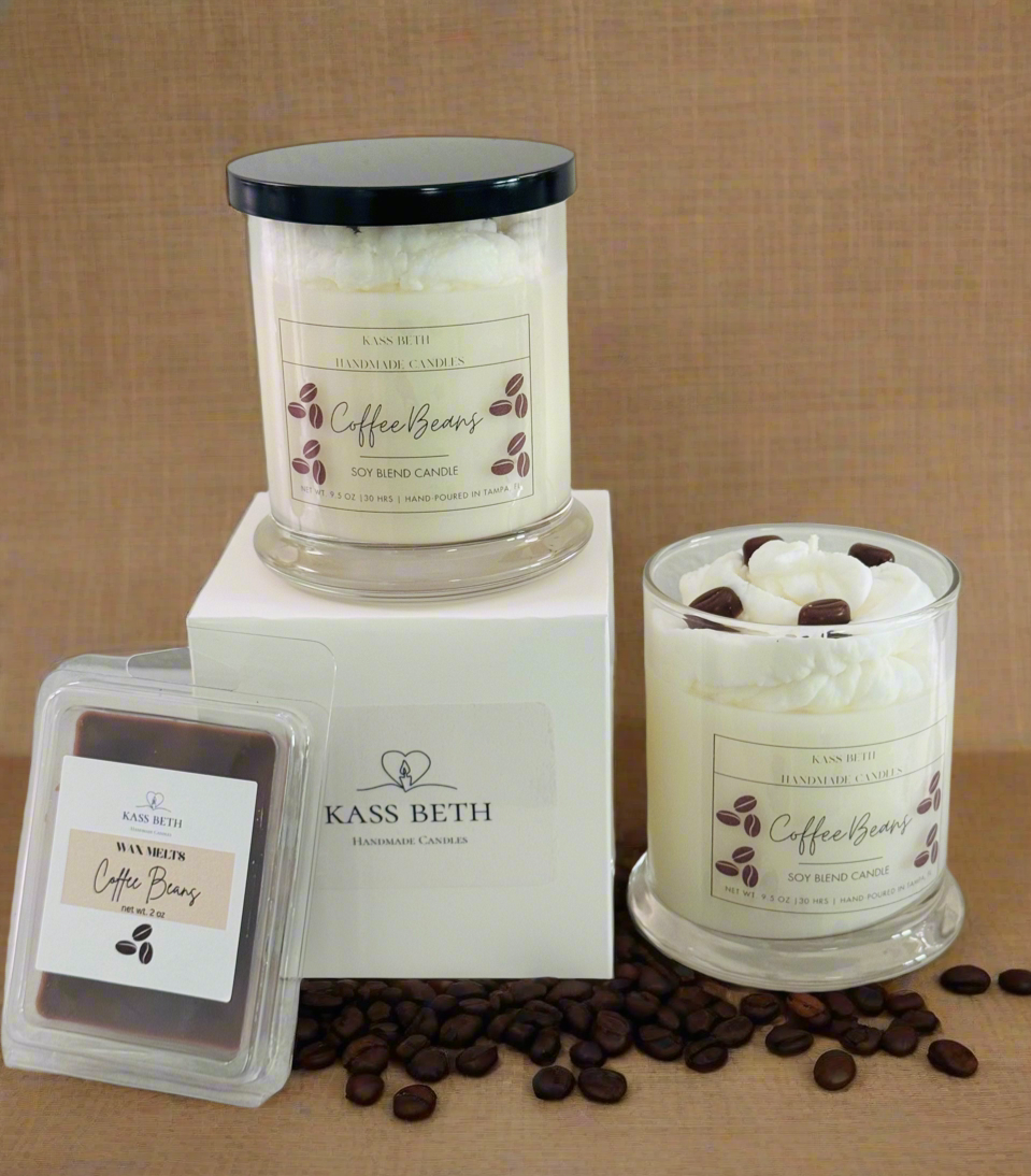 Coffee Beans Soy Blend Candle - 9.5oz