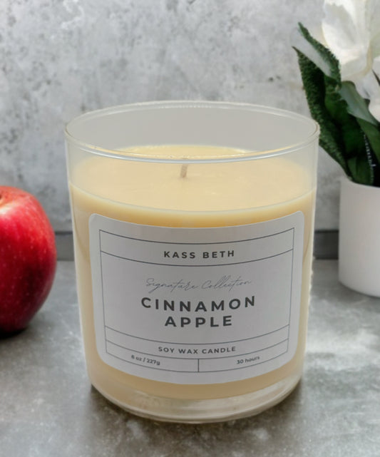 Cinnamon Apple Soy Candle 8oz